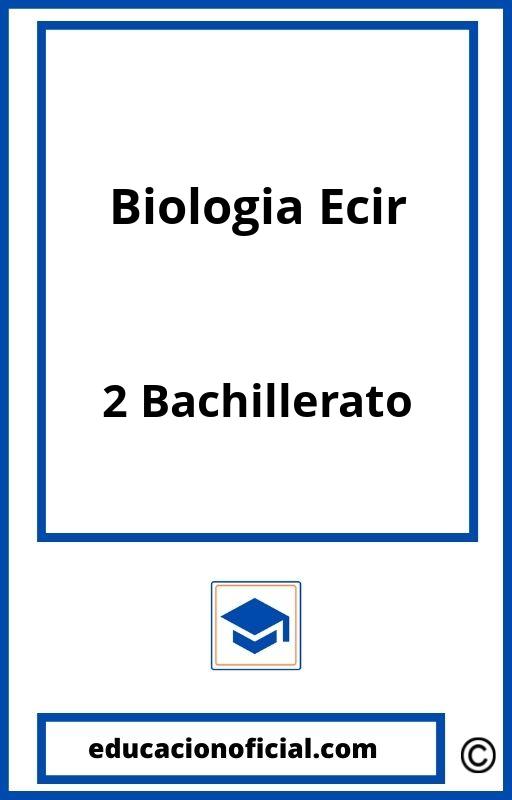 Biologia 2 Bachillerato Ecir PDF