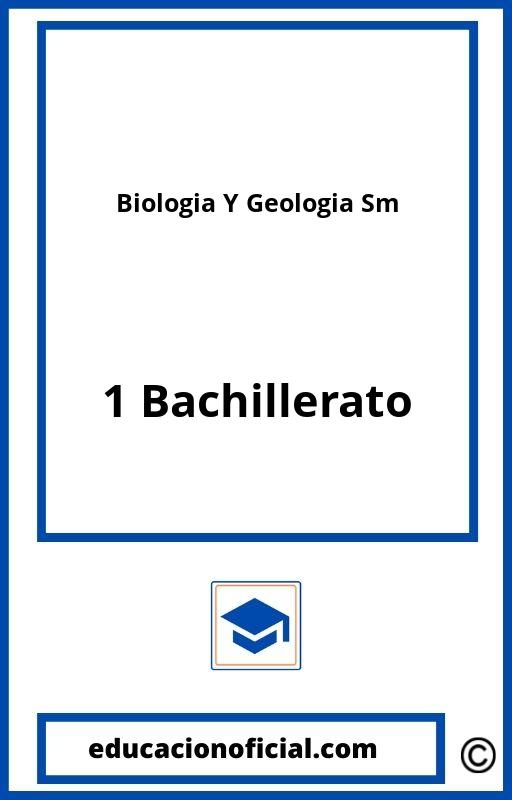 Biologia Y Geologia 1 Bachillerato Sm PDF