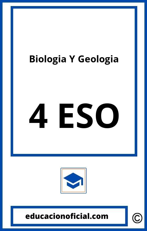 Biologia Y Geologia 4 ESO PDF