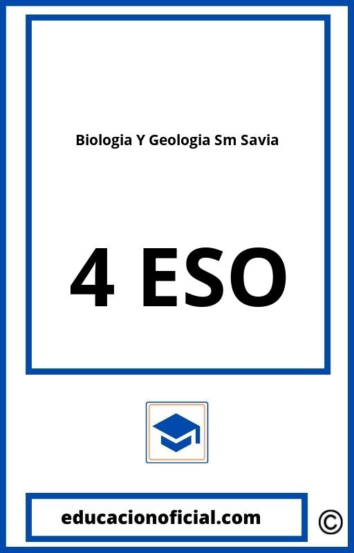 Biologia Y Geologia 4 ESO Sm Savia PDF