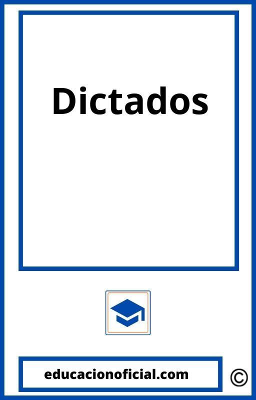 Dictados 6O Primaria PDF