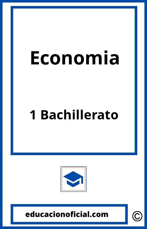 Economia 1 Bachillerato PDF 】 2024