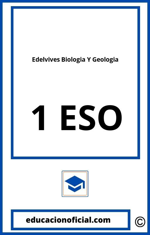 Edelvives Biologia Y Geologia 1 ESO PDF