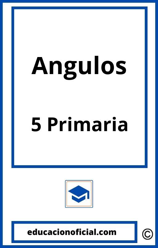 Ejercicios Angulos 5 Primaria PDF