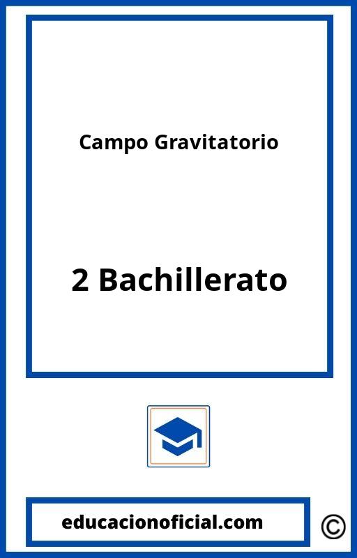 Ejercicios Campo Gravitatorio 2 Bachillerato PDF