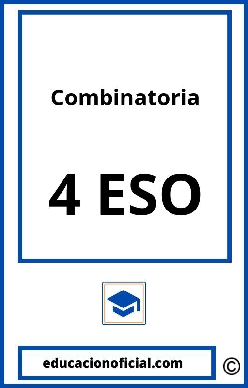 Ejercicios Combinatoria 4 ESO PDF