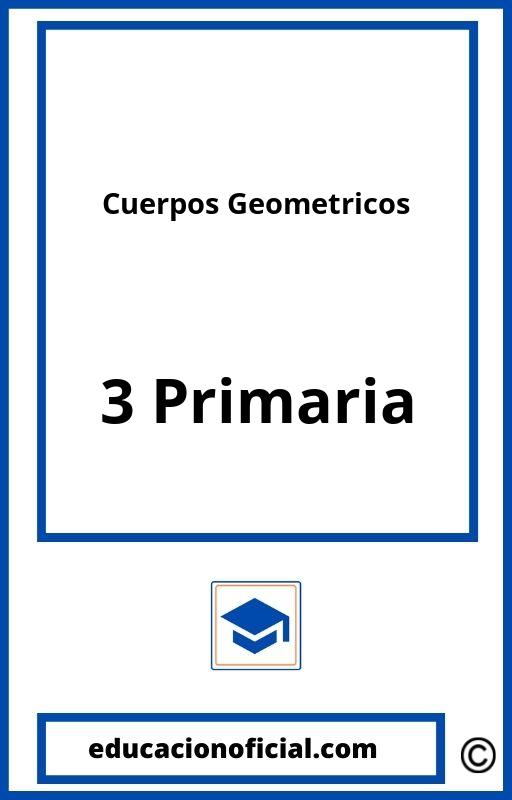 Ejercicios Cuerpos Geometricos 3 Primaria PDF