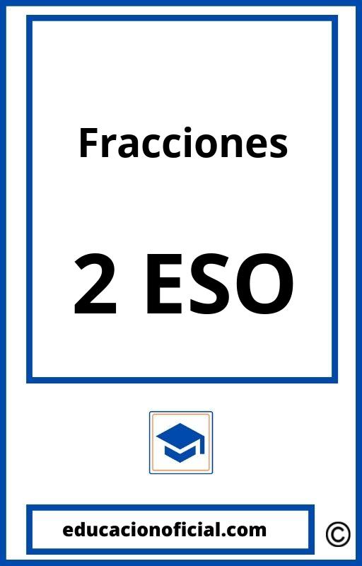 Ejercicios De Fracciones 2 ESO PDF