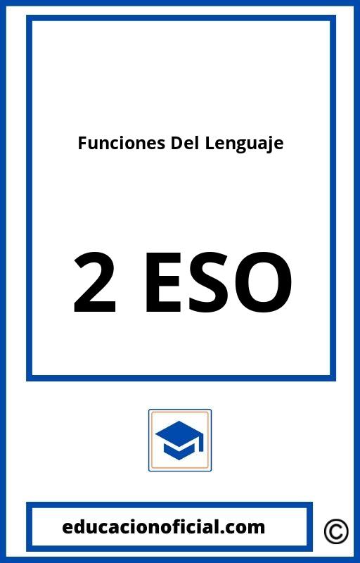 Ejercicios De Funciones Del Lenguaje 2 ESO PDF Resueltos