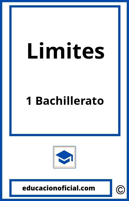 Ejercicios De Limites 1 Bachillerato PDF