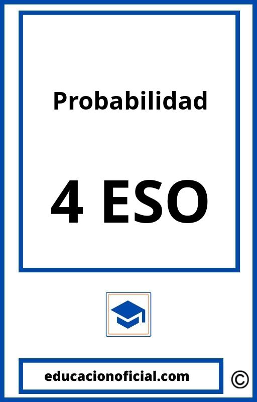 Ejercicios De Probabilidad 4 ESO PDF