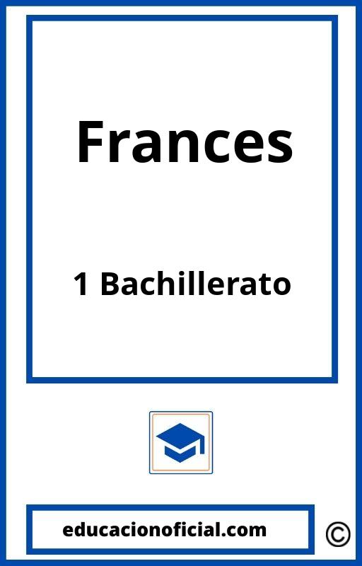 Ejercicios Frances 1 Bachillerato PDF 】 2024