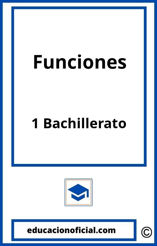 Ejercicios Funciones 1 Bachillerato PDF