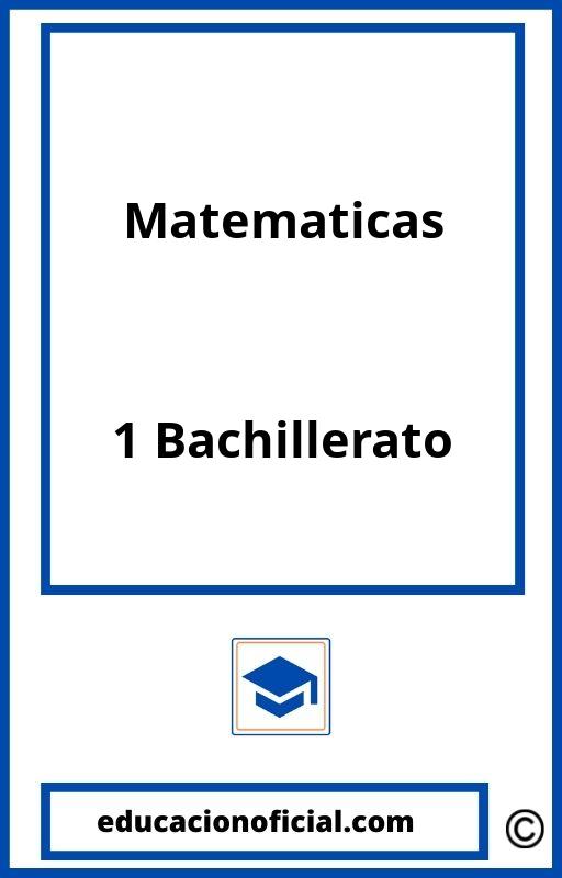 Ejercicios Matematicas 1 Bachillerato PDF