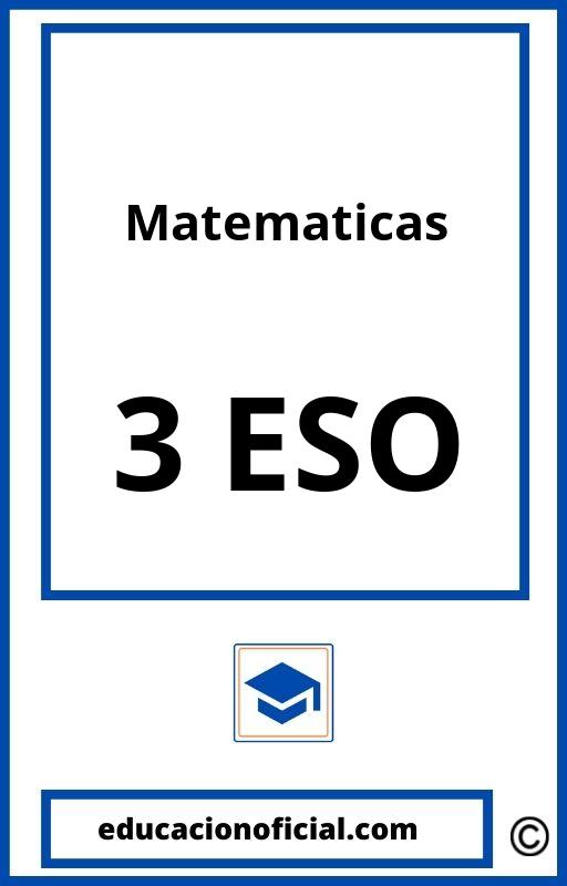 Ejercicios Matematicas 3 ESO PDF Con Soluciones