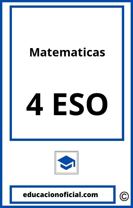 Ejercicios Matematicas 4 ESO PDF