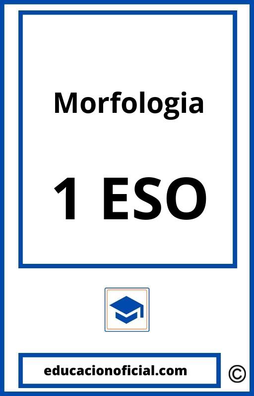 Ejercicios Morfologia 1 ESO PDF