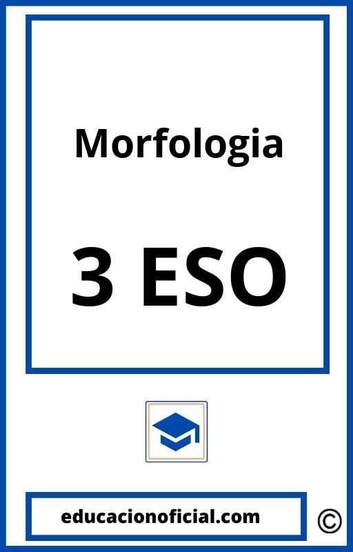 Ejercicios Morfologia 3 ESO PDF