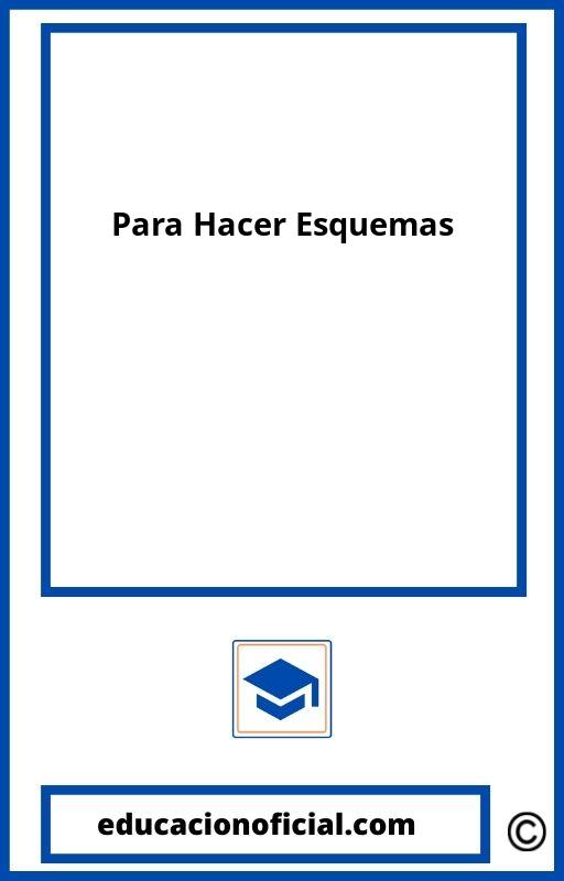 Ejercicios Para Hacer Esquemas Primaria PDF