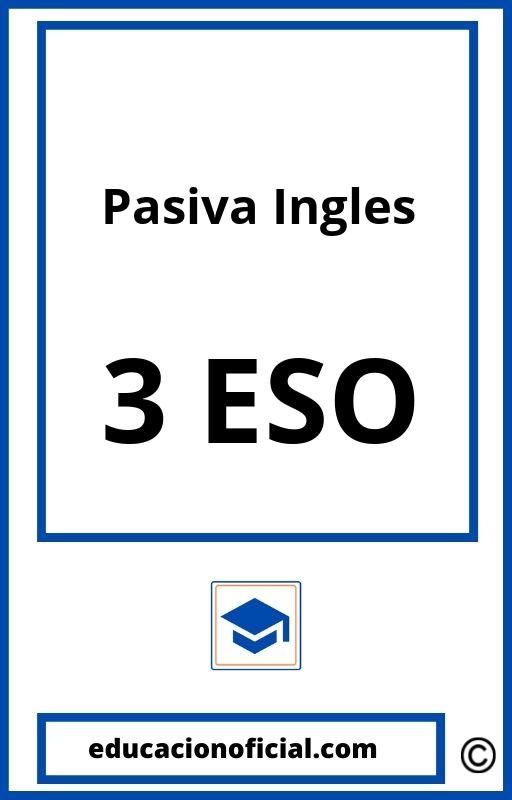 Ejercicios Pasiva Ingles 3 ESO PDF