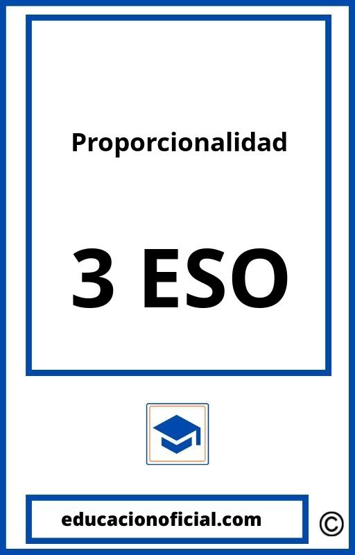 Ejercicios Proporcionalidad 3 ESO PDF