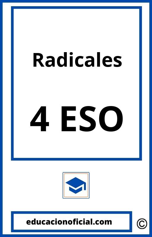 Ejercicios Radicales 4 ESO PDF