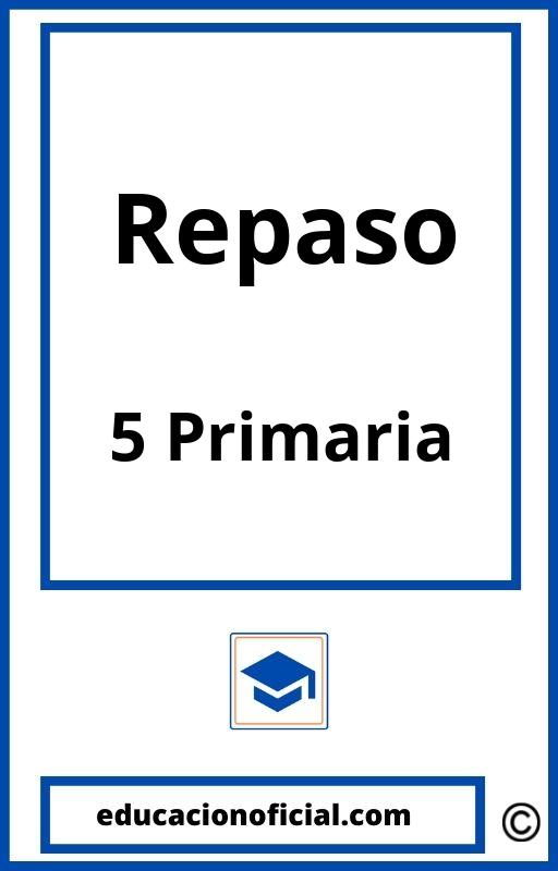 Ejercicios Repaso 5 Primaria PDF