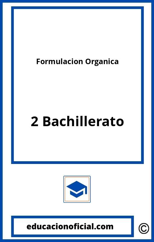 Ejercicios Resueltos Formulacion Organica 2 Bachillerato PDF