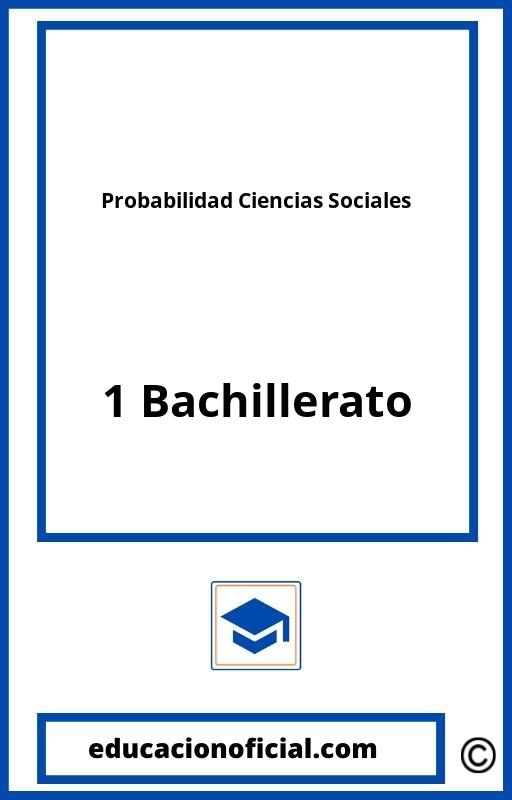 Ejercicios Resueltos Probabilidad 1 Bachillerato Ciencias Sociales PDF