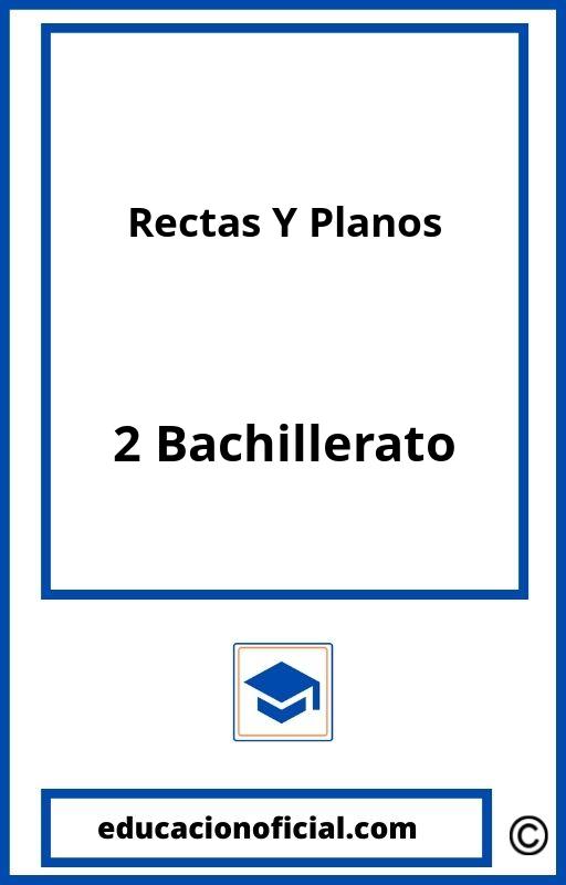 Ejercicios Resueltos Rectas Y Planos 2 Bachillerato PDF