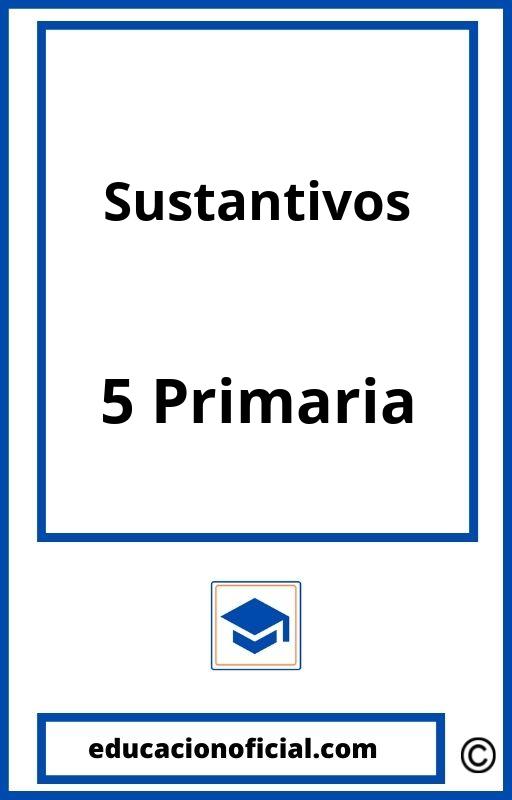 Ejercicios Sustantivos 5 Primaria PDF