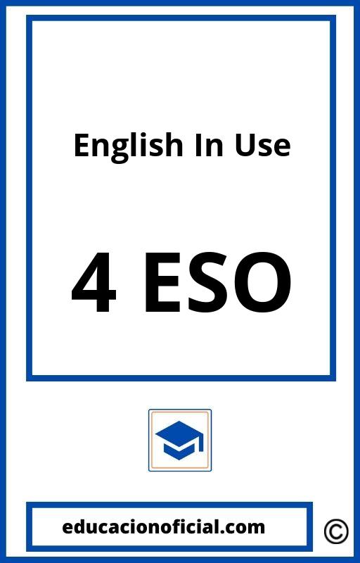 English In Use 4 ESO PDF