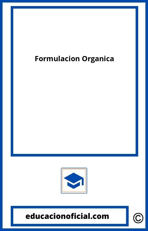 Formulacion Organica Ejercicios Resueltos 1O Bachillerato PDF
