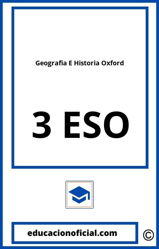 Geografia E Historia 3 ESO Oxford PDF