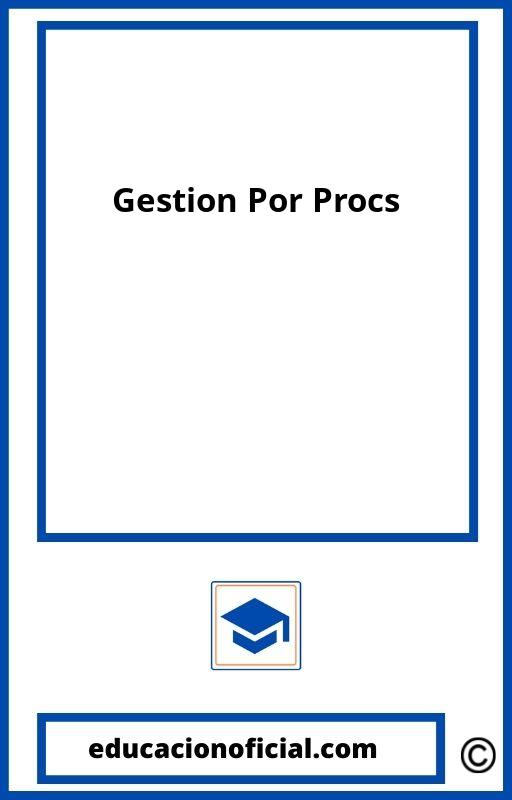 Gestion Por Procesos PDF