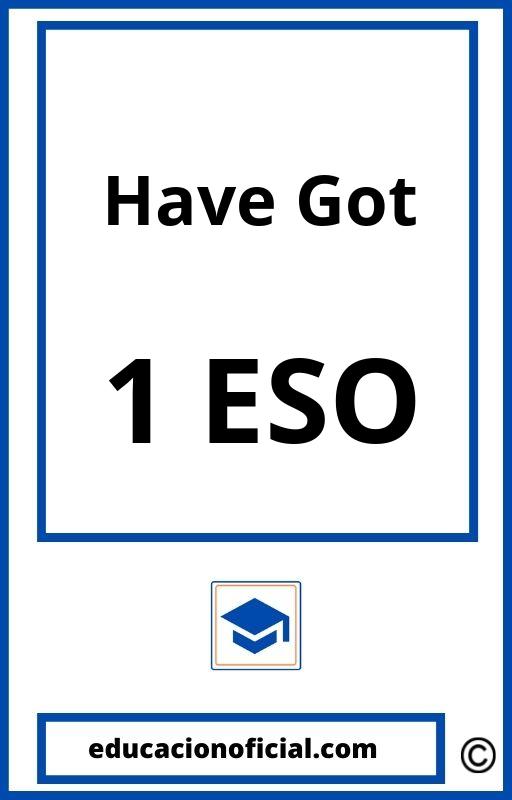 Have Got Exercises 1 ESO PDF