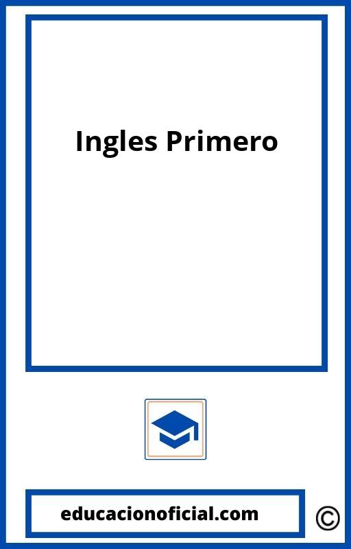 Ingles Primero De Primaria PDF