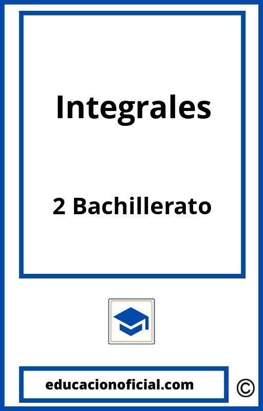 Integrales 2 Bachillerato PDF