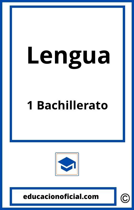 Lengua 1 Bachillerato PDF