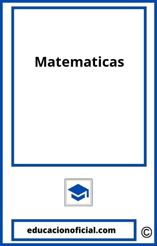 Matematicas Primaria PDF