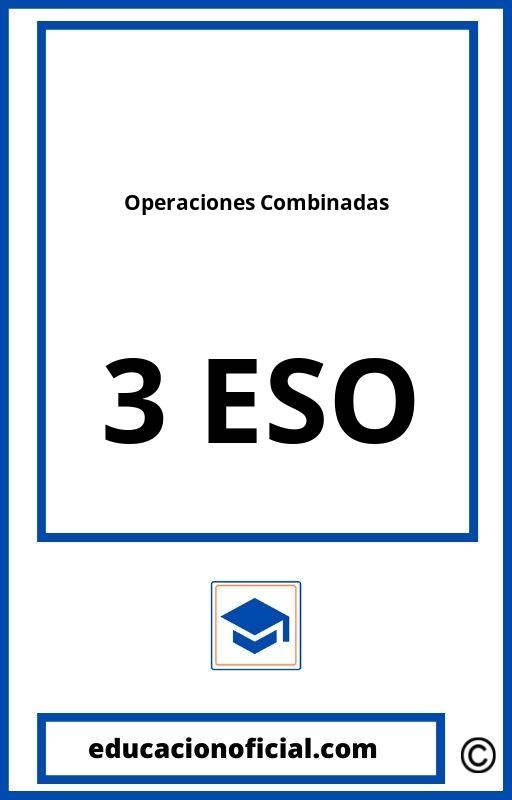 Operaciones Combinadas 3 ESO PDF