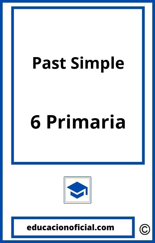 Past Simple Exercises 6 Primaria PDF