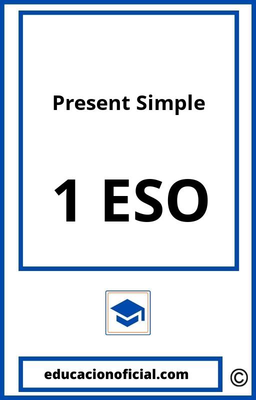 Present Simple Exercises 1 ESO PDF