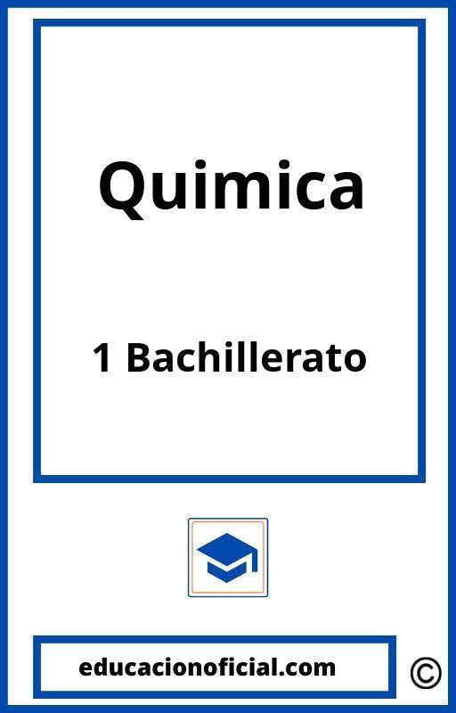 Quimica 1 Bachillerato PDF