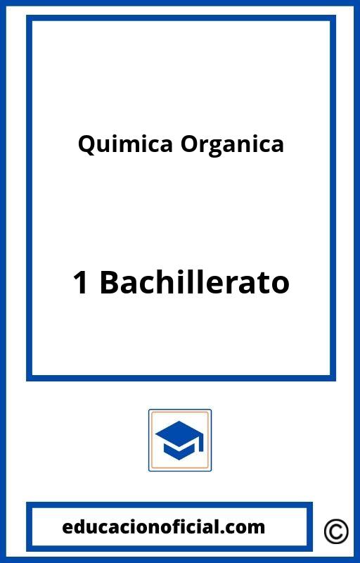 Quimica Organica 1 Bachillerato PDF